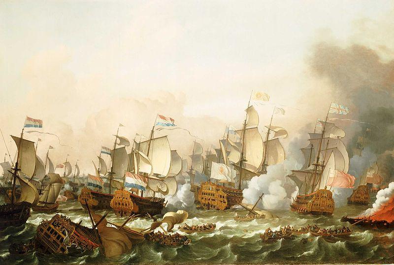 Ludolf Bakhuizen The Battle of Barfleur, 19 May 1692 oil painting picture